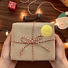 Plastic Self Adhesive Gold Foil Embossed Stickers DIY-WH0211-413-4