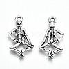 Tibetan Style Alloy Pendants TIBE-S323-057AS-RS-2