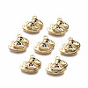 Brass Micro Pave Cubic Zirconia Charms KK-Q277-073-NF-1