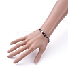 Adjustable Waxed Polyester Cord Beaded Bracelets BJEW-JB05294-03-3