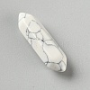 Faceted No Hole Natural Howlite Double Terminated Points G-WH0016-03-1