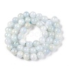 Dyed Natural White Jade Beads Strands G-T138-8mm-210-41-2