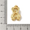 Rack Plating Brass Micro Pave Clear Cubic Zirconia Pendants KK-P268-05B-G02-3