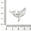 304 Stainless Steel Whale Pendants STAS-S186-05B-P-3