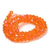Transparent Electroplate Glass Beads Strands LS-GLAA-F029-2mm-D11-2