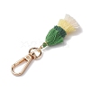 Christmas Theme Christmas Tree Polyester Cotton Tassel Pendant Decorations HJEW-JM02168-4