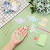 SUNNYCLUE DIY Diamond Painting Keychain Kits DIY-SC0016-58-3