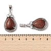 Natural & Synthetic Mixed Stone Pendants G-A095-02P-4