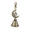 Iron Bell Pendant Decoration HJEW-JM02451-1