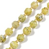 Natural Yellow Turquoise(Jasper) Beads Strands G-O201B-118F-2