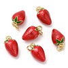 Brass Enamel Charms KK-Q775-18G-3