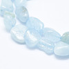 Natural Aquamarine Beads Strands X-G-K203-46-3