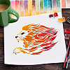 Plastic Drawing Painting Stencils Templates DIY-WH0396-0064-7