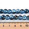 Transparent Crackle Glass Bead Strands GLAA-T025-8mm-02D-4