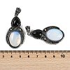 Opalite & Natural Obsidian Pendants G-I370-08AS-02-3