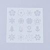 Plastic Reusable Drawing Painting Stencils Templates DIY-L026-106C-2