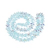 Electroplate Transparent Glass Beads Strands LS-EGLA-Q136-01A-08-2