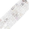 Faceted Round Natural Quartz Crystal Bead Strands G-L411-30-4mm-01-1