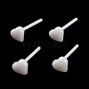 Hypoallergenic Bioceramics Zirconia Ceramic Heart Stud Earrings EJEW-Z023-08E-2