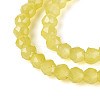 Imitation Jade Glass Beads Strands GLAA-T028-2mm-11J-4