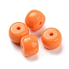 Opaque Acrylic Beads OACR-B013-10B-1