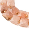 Natural Pink Aventurine Beads Strands G-F839-A09-01-4