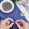 120 Sets 12 Colors Brass Rhinestone Rivets FIND-CY0001-60-3