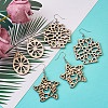 DIY Filigree Joiners Dangle Earring Making Kits DIY-TA0003-12P-14