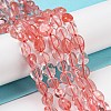 Cherry Quartz Glass Beads Strands G-P497-01A-10-2