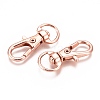 Alloy Swivel Lobster Claw Clasps IFIN-E548Y-RG-2