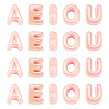 50Pcs 5 Styles UV Plating Opaque Acrylic Beads PACR-TA0001-31D-2