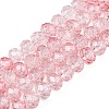 Transparent Glass Beads Strands GLAA-T023-6mm-A08-1