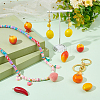   70Pcs 7 Style Opaque Imitation Fruit Acrylic Pendants SACR-PH0002-09-2