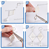 100Pcs 316L Surgical Stainless Steel Leverback Earring Findings STAS-BBC0010-61S-5