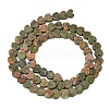 Natural Unakite Beads Strands G-A272-A01-11-4