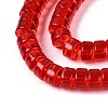 Transparent Glass Beads Strands GLAA-N026-3x6mm-T08-3