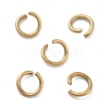 Ion Plating(IP) 304 Stainless Steel Open Jump Rings STAS-M081-01G-06-1