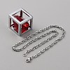 Bling Diamond Cube Car Rear View Mirror Charms HJEW-WH0043-45P-01-2