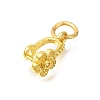 Rack Plating Brass Micro Pave Cubic Zirconia Ice Pick Pinch Bails KK-F883-16G-02-2