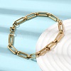 304 Stainless Steel Paperclip Chains Bracelet & Necklace Jewelry Sets SJEW-L199-15G-3
