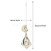 Moon & Diamond Metal Hanging Ornaments PW-WG76722-01-1