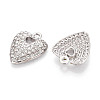 Alloy Rhinestone Pendants FIND-N008-12P-01-2