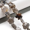 Natural Gray Agate Beads Strands G-F769-I01-01-2