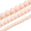 Opaque Glass Beads Strands LS-GLAA-T032-P4mm-MD09-4