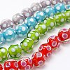 Handmade Lampwork Beads Strands LAMP-G051-M-1