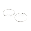 Brass Hoop Earring Findings KK-R112-038D-2