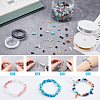  DIY Stretch Bracelets and Wire Wrapped Pendants Making Kits DIY-NB0001-99-4