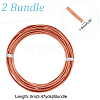 Red Copper Craft Wire CWIR-WH0017-02C-2