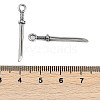 316 Surgical Stainless Steel Pendants STAS-G349-07AS-3