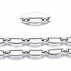 Tarnish Resistant 304 Stainless Steel Link Chains CHS-T003-18P-NF-4